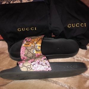 Gucci Bengal Tiger Slides